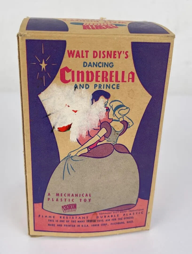 Vintage 1950s Irwin Walt Disney's Dancing Cinderella and Vintage 1950s Irwin Walt Disney's Dancing Cinderella and