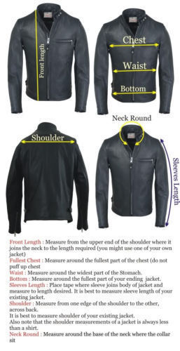 Men's Genuine Lambskin Leather Jacket Red Slim fit Biker Motorcycle jacket-24 - Picture 4 of 5