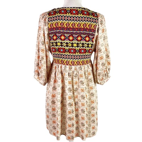 Umgee Free Spirit Minikleid Bohemian Tribal Aztec Größe S - Bild 3 von 10