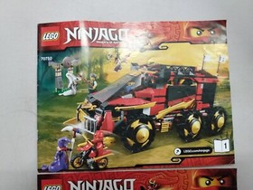 Ninjago: Masters of Spinjitzu LEGO #70750 Instruction Booklets ONLY 1 & 2