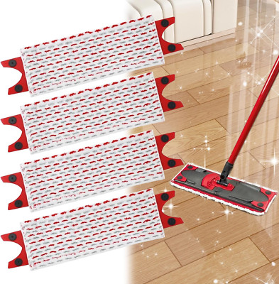 4 Stück Bodenwischer Ersatzbezug für Vileda Ultramax Wischmopp Bezug Mop Ersatz