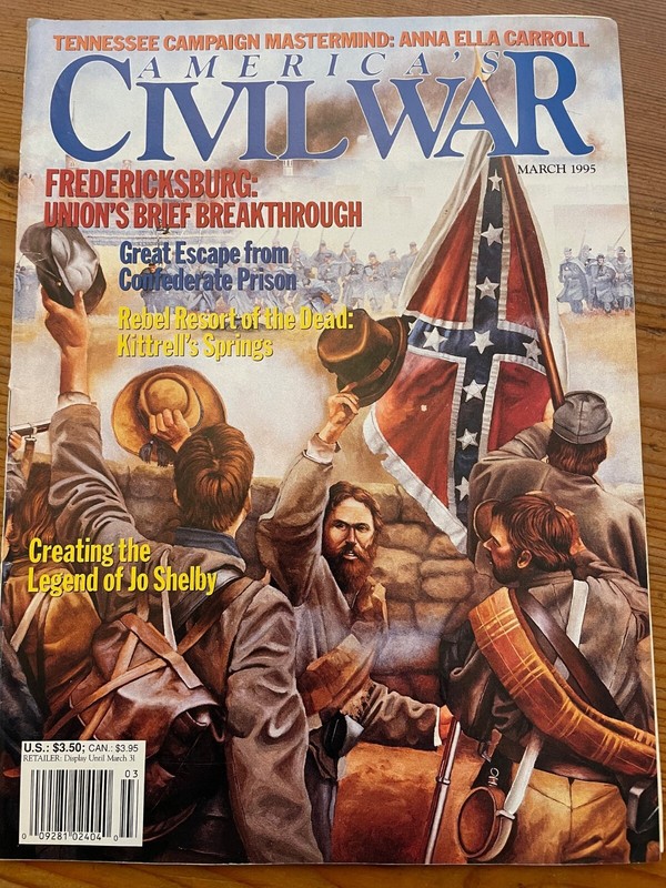 AMERICA'S CIVIL WAR: Fredricksburg, Texas Prison Life ~ VOL 8, NO. 1 ~ MAR 1995