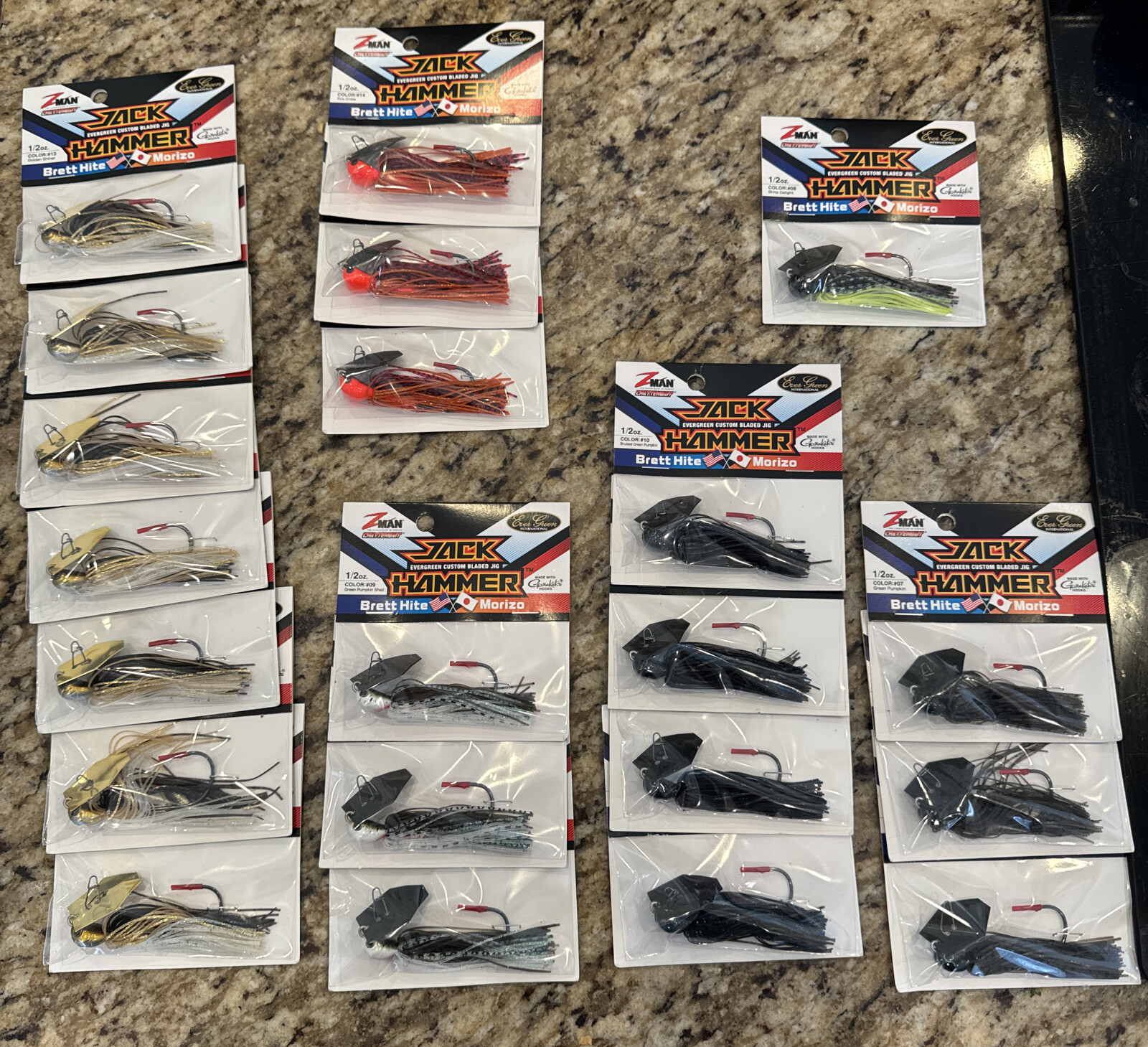 🔥YOU PICK THREE ZMan Evergreen Jack Hammer Chatterbait 1/2 Oz See