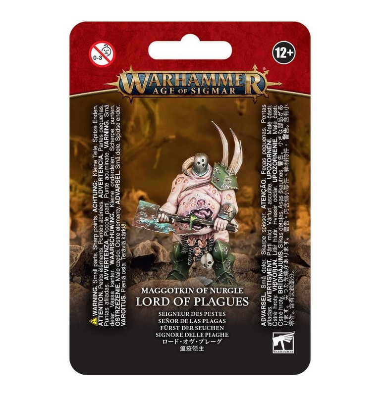 Maggotkin of Nurgle Lord of Plagues - Warhammer Age of Sigmar - New! 83-32C