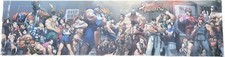 Street Fighter Banner Vinyl Poster Decoration 18.5  x6  