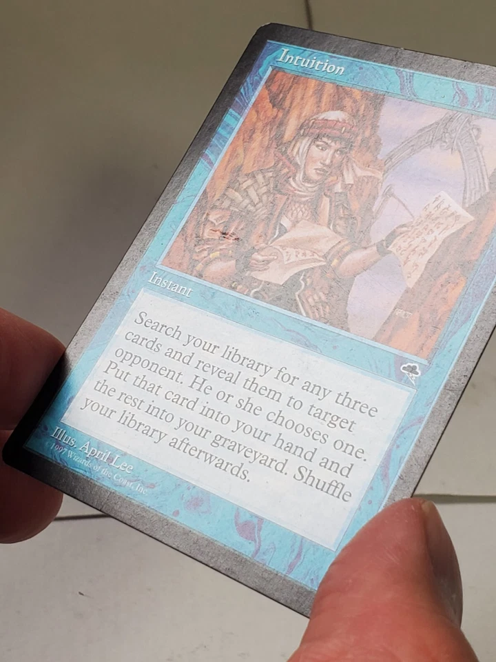 MTG Intuition English TE Tempest MT/NM - Image 4 of 4