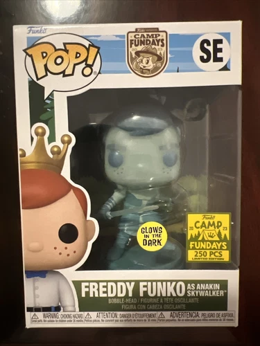 Funko Pop Freddy Funko As Anakin Skywalker Glow In The Dark 2023 Fundays LE 250