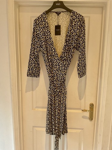 Hobbs Maria Dress - Wrap Style - Ivory Multi - Size 16 - New with Tags - Picture 3 of 4