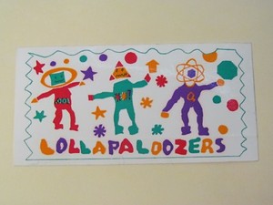 LOLLAPALOOZERS STICKERS-NOT USED