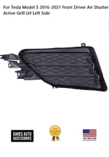 For Tesla Model S 2016-2021 Front Driver Air Shutter Active Grill LH Left Side