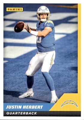 Justin Herbert - 2021 Panini NFL Sticker & Card Collection #34
