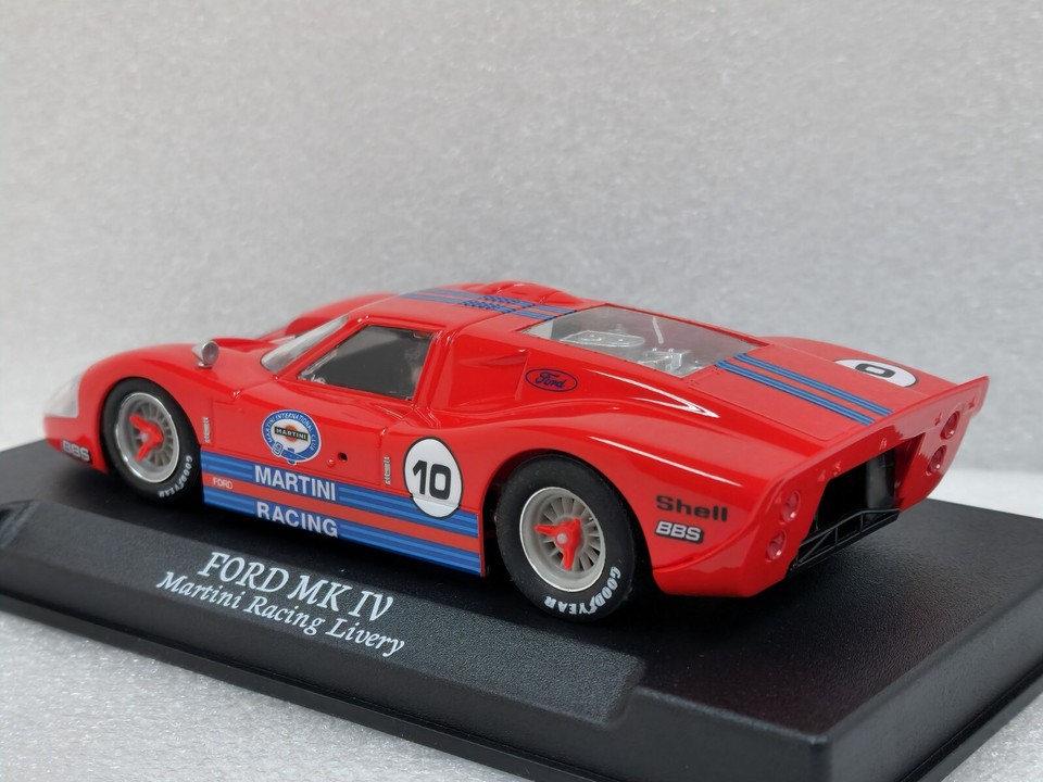 NSR 0410SW Ford Gt40 MKI Martini Racing Red, #10 Shark 21,500 RPM EVO 1 ...