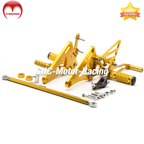 For Honda CB400SF CB400 VTEC SPEC 1 2 3 1990-2021 Rised Rearset Footpeg Gold Set - Bild 3 von 14