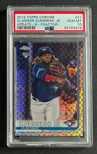 2019 Topps Chrome Update Vladimir Guerrero Jr X-Fractor Rookie #/199 PSA 10