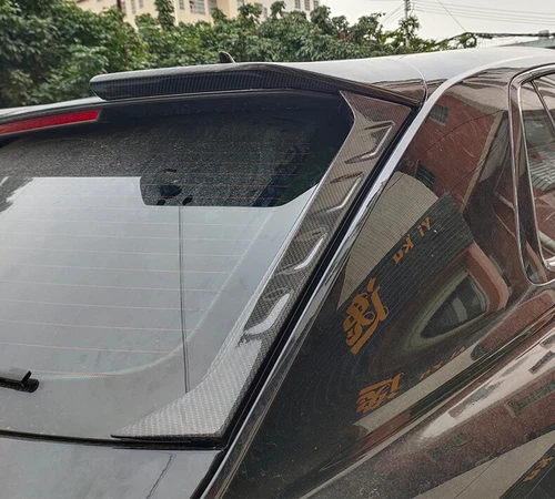 For Audi Q8 SQ8 2019-2023 Real Carbon Fiber Rear Trunk Wing Roof Spoiler Trim  - Picture 5 of 5