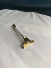 Lady Eversharp Type K Injector  Gold Tone SE Safety Razor with Hydro-Magic Lever