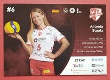 7916 Antonia Stautz SC Poczdam Siatkówka 2023/24 Karta z autografem