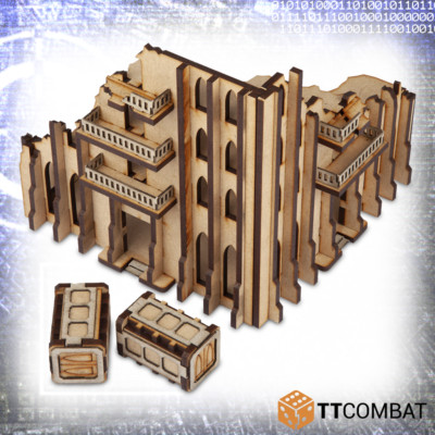 SFX041 TTCombat - Si-Fi X - Administratum Decimus (10mm) (Terrain, Battletech)