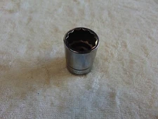 Snap-on 1/2" Drive SAE 13/16" Flank Drive 12-Point Shallow Socket SW261 tools