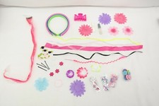 Girls DIY Headband Craft Hair Accessory Set w Flowers Glue Glitter Jewels TF