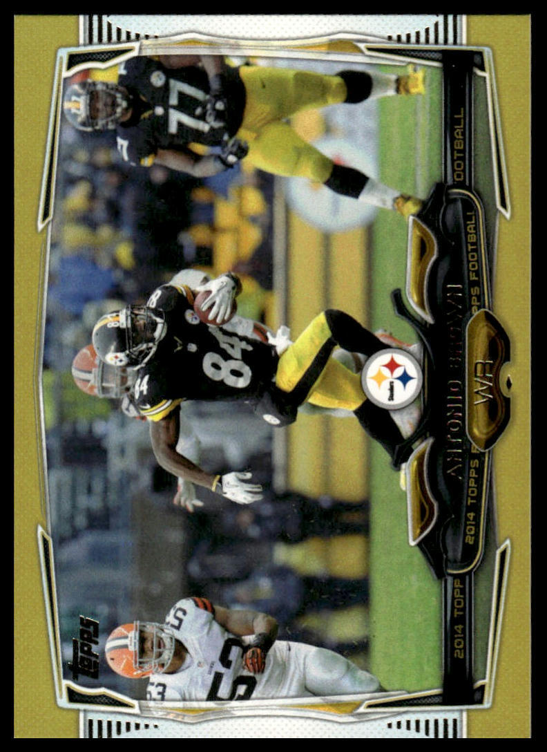 2014 Topps #293 Antonio Brown Gold #/2014