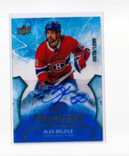 ALEX BELZILE autographed '20/21 MONTREAL CANADIENS 