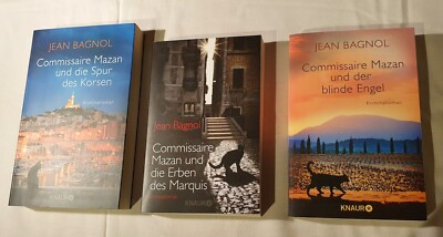 3 Krimis Joan Bagnol Com. Mazan ..die Spur des Corsen, ...blinde Engel, ..Erben