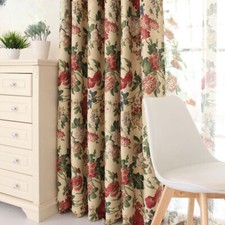 Foral Pattern Curtains for Bedroom Living Room Window Blackout Curtain Drapes
