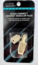 New RadioShack Archer 279-298 Handset Quick-Connect Modular Plug C31