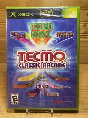 Tecmo Classic Arcade (Microsoft Xbox, 2005) Brand New Sealed