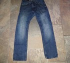 Signature Levi Strauss Authentics Slim Straight Jeans 32 34 Dark Blue Wash — photo 2