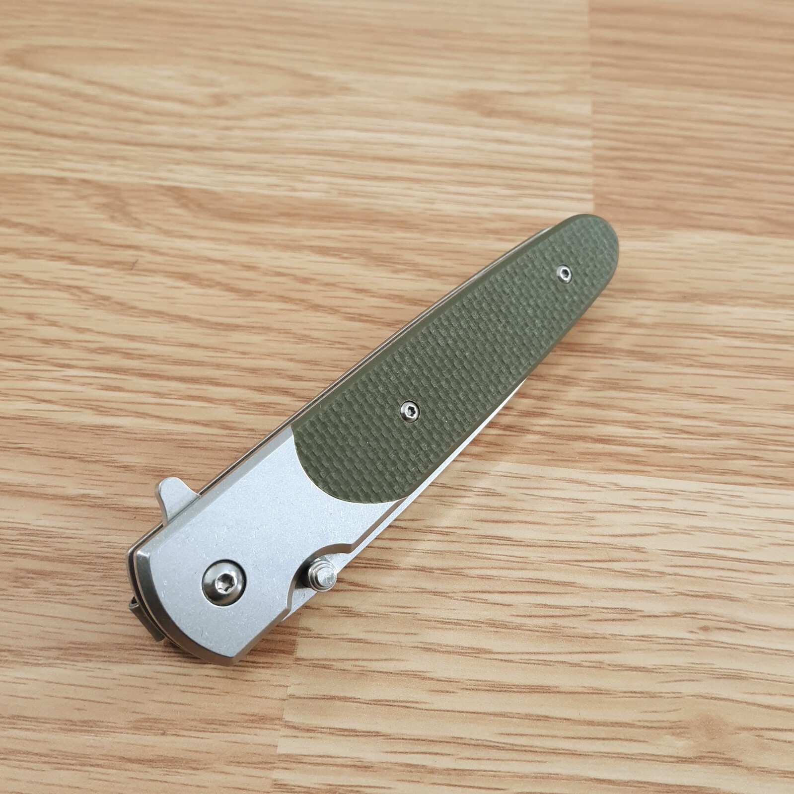 Ganzo Knives G7432 Linerlock Folding Knife 3.5 440C Steel Blade Green