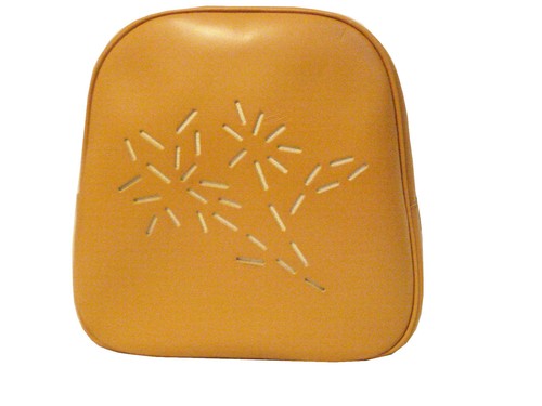 Sylvain Lefebvre 1749 Safran Damentasche Leder Rucksack gebraucht