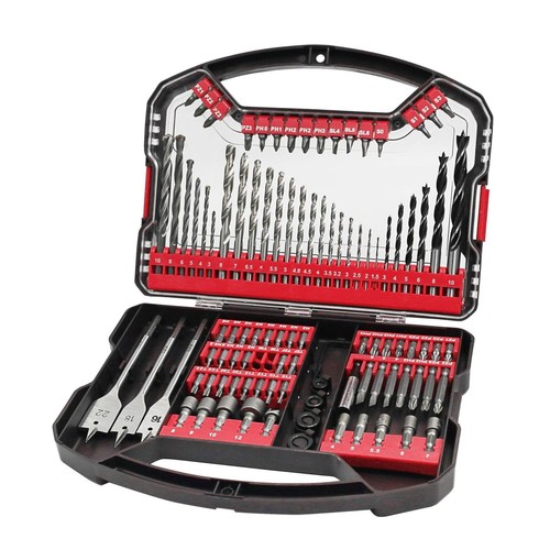 101PC Drill Bit And Accessory Kit Heavy Duty Suitable For Wood Masonry & Metal - 第 1/8 張圖片
