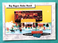 CLASSIC TOYS 1993 TRADING CARD # 45. ROY ROGERS RODEO RANCH by MARX TOYS, 1950's
