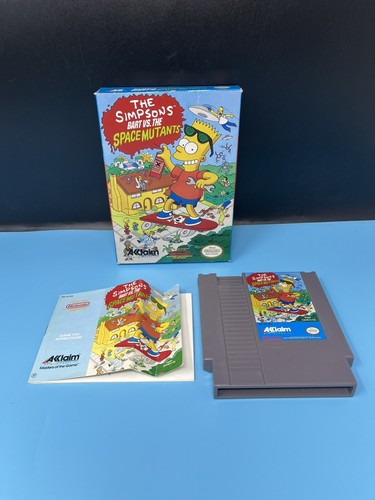 Nintendo NES The Simpsons~Bart vs The Space Mutant~Cib 1991