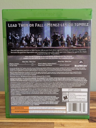 Dragon Age: Inquisition (Microsoft Xbox One, 2014) Tested - Near Mint Disc! - Picture 2 of 4