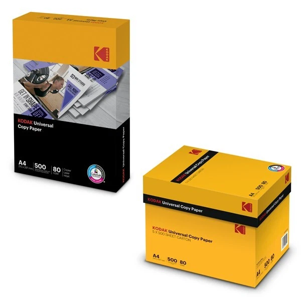 500 Blatt KODAK Kopierpapier Druckerpapier A4 Papier 80g weiß