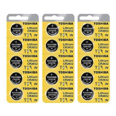 Lot of 50 Toshiba CR2032 New Fresh Date CR2032 2032 Lithium 3V Batteries Exp2033