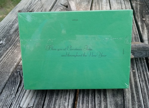 NIB 20 VTG Christmas Cards & Envelopes Nativity Baby Jesus Manger Angels Animals - Picture 5 of 5