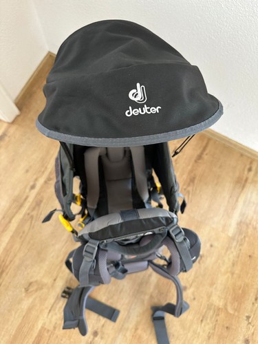 Deuter kid comfort 1 Plus Kindertrage Kraxe Babytrage + Sonnenschutz - Bild 8 von 8