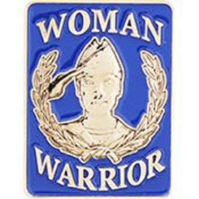 Damen Warrior - Original Artwork Premium Qualität,Fachmännisch Design Pin -