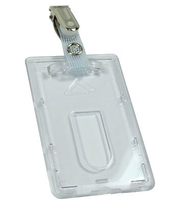 Ausweishülle Extra Stabil Namensschild Zeitkartenhülle Card Dispenser Made in EU