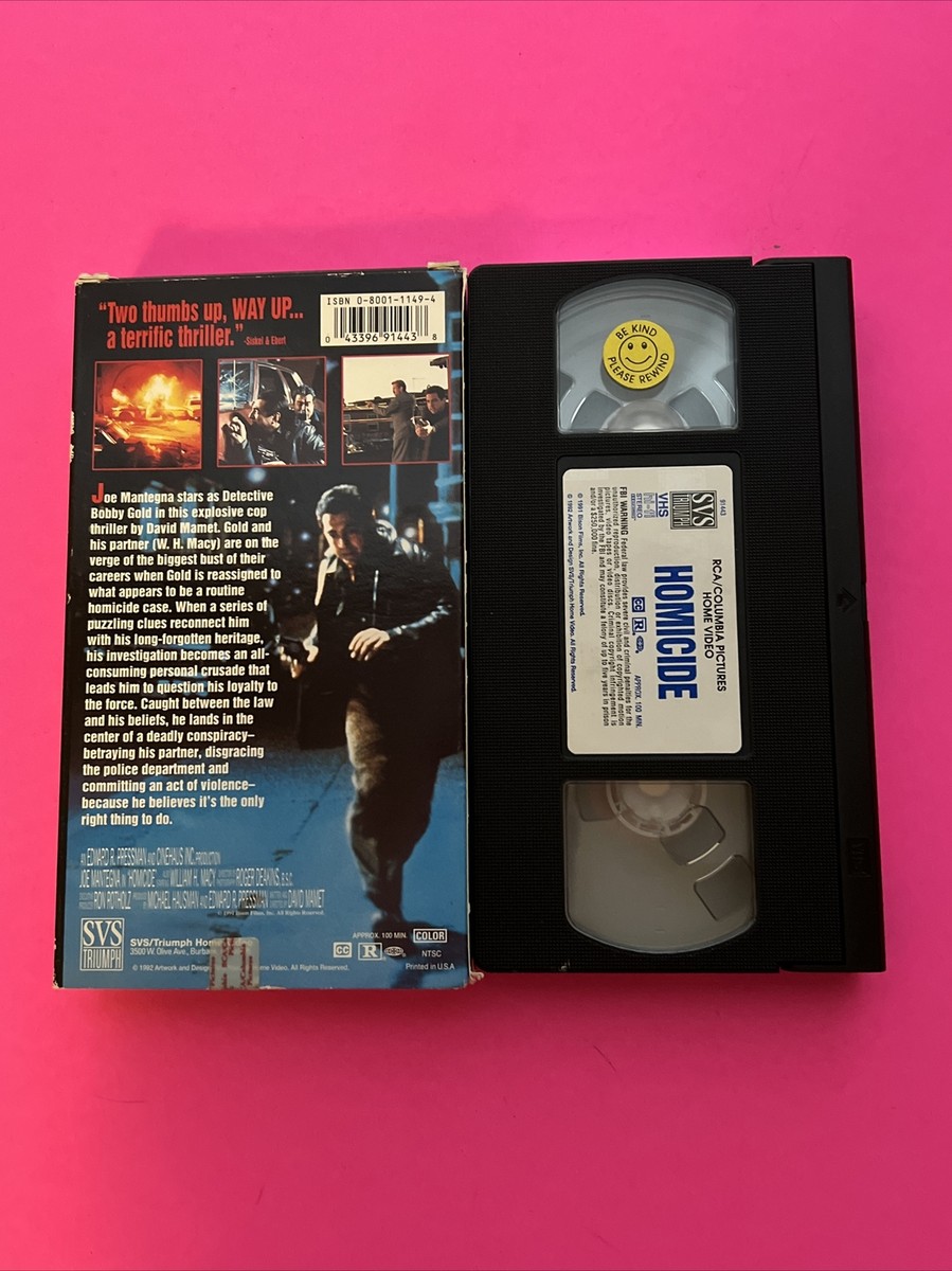 Homicide (VHS, 1992, Closed Captioned) 43396914438| eBay