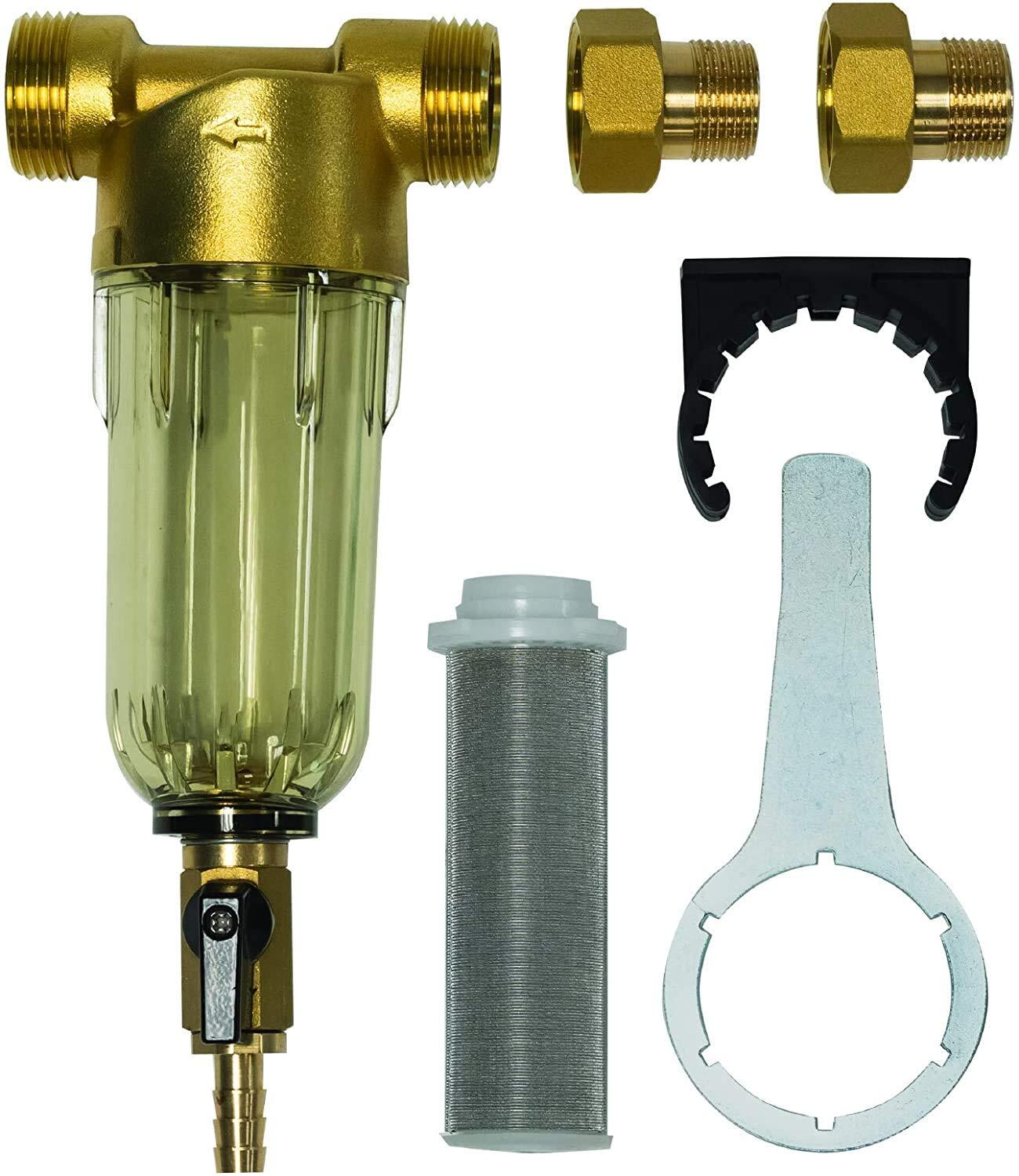 WHP1 Spin Down Sediment Filter, Standard, Bronze