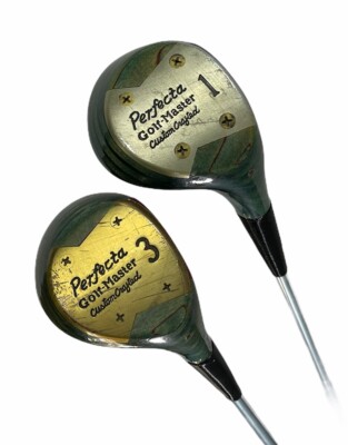 Perfecta Golf Master 1 and 3 Wood Set RH Steel Shaft Multi Flex Lite 42''