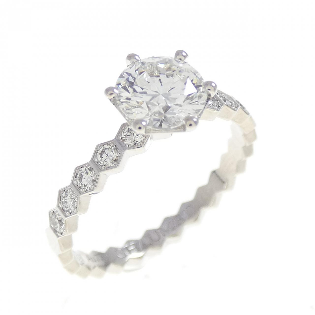 Authentic CHAUMET Bee My Love Ring 0.72CT G VVS2 3EXT  #270-004-168-7915