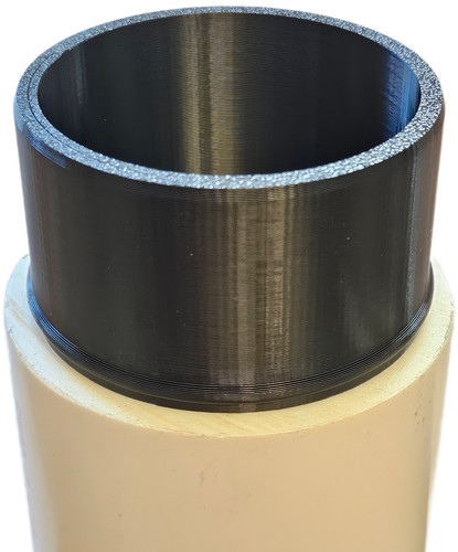 Flush Connector for Inside PVC and ABS Schedule 40 Pipes, Black, Made in USA