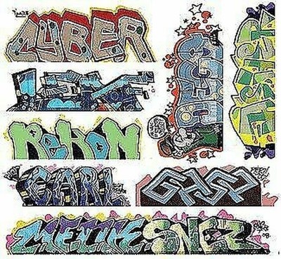 Blair Line 2261 HO Maßstab Graffiti Decals Mega Set Set #12 pkg(8)