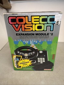 ColecoVision In BOX Expansion Module 2 Steering Wheel W/Turbo - Video Game